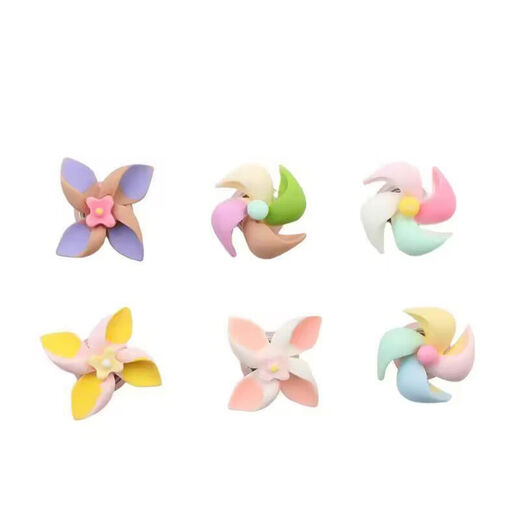 Litian Electric Vehicle Decorative Gadgets Cute Little Windmill Bicycle Modified Rearview Mirror Decorations Battery Car Small Ornaments Rotating Small Windmill 1 Pack Random Colors - Free Traceless Glue