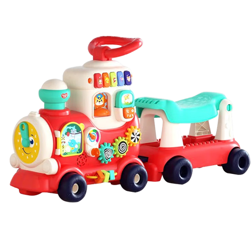 Huile Toys Toys Small Train Baby Walker Enfants Twist Scooter 1-3 ans Garçons et filles Cadeaux Zhiques 4-en-1 Small Train Multi-Fonctional D8990