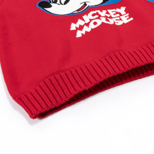 Disney Baby's Clothing Boy Casual Versátil Versátil cómodo Coloque Coloque de punto de punto suéter de punto de punto 24 años Nuevo modelo ZD3DS029 China Red 120