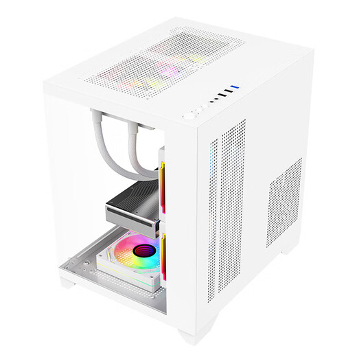 Colorful (Colorful) 24-issue interest-free Intel 13400F/14400F/14600KF assembled computer desktop 5060 e-sports game 5050 host DIY complete machine 5060Ti configuration four 14490F+5060 graphics card (white)
