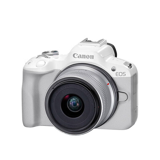 Canon (Canon) advanced package comes with 12 sets including 128G card (Canon) R50+RF-S18-45mm mirrorless machine set, white, international version, Hainan consumption coupon
