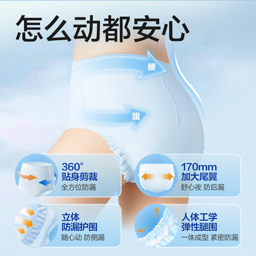 Reliable (COCO) absorbent adult pull-up pants L15 pieces (hip circumference 95-120cm) underpants type diapers