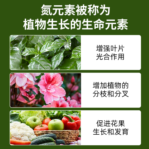 Urea Flower Fertilizer Nitrogen 46% Planting Flowers and Vegetables Potted Organic Fertilizer Nitrogen Fertilizer General Agricultural Landscaping Urea 20Jin Jin equals 0.5 kg Total Nitrogen 46%