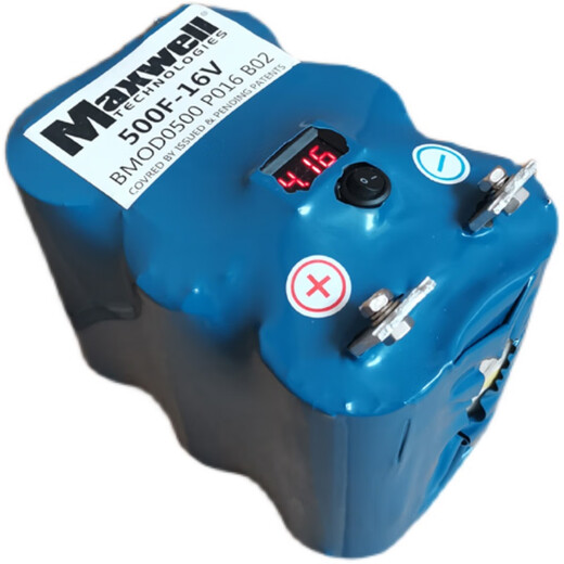 American MAXWELL48V165F farad capacitor 2.7V3000F car voltage stabilized power supply 16V500F 16V500F two rows with display