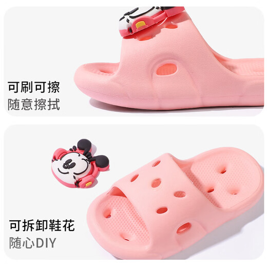 BOBDOG BOBDOG children's slippers for boys and girls in the bathroom, water leakage, non-slip, quick-drying baby slippers, sky blue size 32