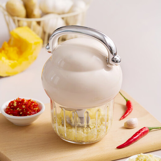 Perfect electric garlic press, multi-functional meat grinder, kitchen artifact, electric food processor, upgraded 6-blade blade, making it even more chopped