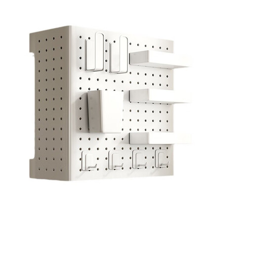 Xinnan gas kitchen wall-mounted pipe rack to hide the ugly decorative cover hook plate water heater cover hole plate 1 layer 35*30*15cm