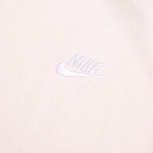 耐克（NIKE）短袖T恤男士2025夏季新款运动服针织透气半袖圆领休闲上衣半袖 纯棉AR4999-686粉色 L 建议身高170-175体重120-140斤