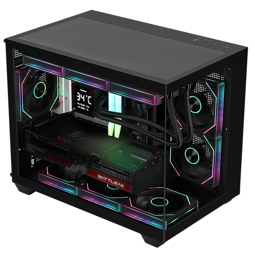 Colorful RTX5090D 5080 5070 Ti graphics card computer host AMD Ryzen 9800x3d desktop DIY assembly computer AI design e-sports game complete machine with three 9800X3D RTX5070Ti host