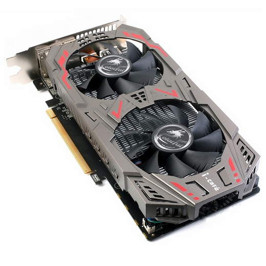 Colorful GTX960 2G / 4G / GTX1050 / GTX1650 Carte graphique indépendante du jeu, poulet, Shuihan, carte graphique informatique d'occasion, coloré GTX960 4G Double ventilateur
