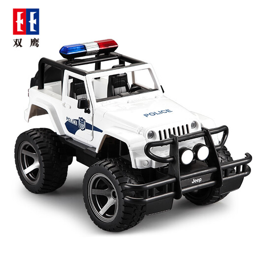 Double Eagle Electric Remote Control Car Toy Car Boy Toy Remote Control Car Children's Police Car Model Jeep Authorized Police Car-E550-001