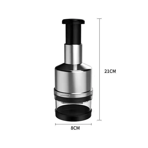 Yusenyi stainless steel automatic metal garlic pounder kitchen garlic clapping knife garlic press artifact minced garlic press minced garlic masher 304 stainless steel model