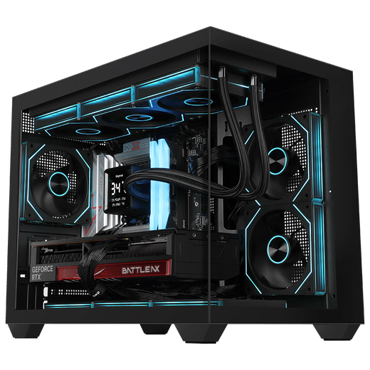 Colorful RTX5090D 5080 5070 Ti graphics card computer host AMD Ryzen 9800x3d desktop DIY assembly computer AI design e-sports game complete machine with three 9800X3D RTX5070Ti host