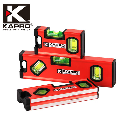 KAPRO Cape Road high-precision micro magnetic aluminum alloy multi-functional flat water ruler mini level 771 10 cm (strong magnetic) 771-40M-10cm