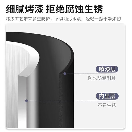 Tuojin imported quality microwave oven rack from Japan, kitchen multi-function countertop oven rack, integrated household multi-layer electric appliance, upgraded bold fixed style 59cm, pure white