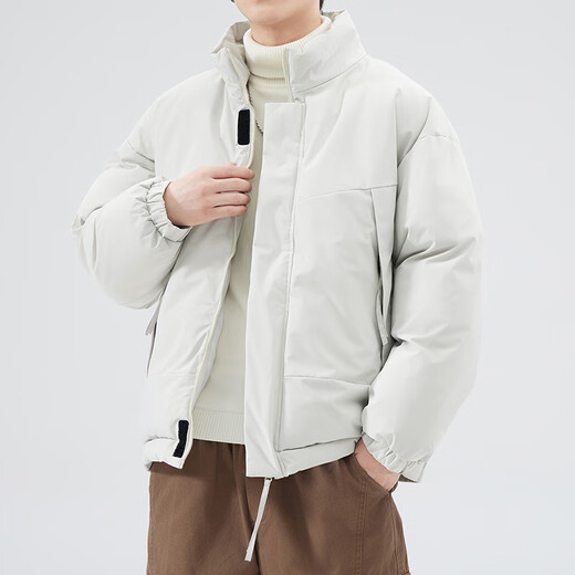 Baleno S&K series autumn and winter new cotton-padded jacket for boys, thickened and warm, loose stand-up collar cotton-padded jacket, casual jacket, cotton-padded jacket, black cotton-padded jacket, genuine sale L