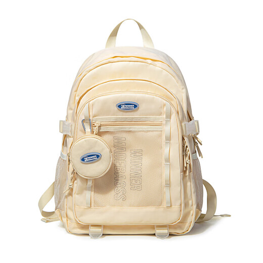 WINNER MADEBAGSS junior high school student school bag large capacity college student backpack burden reduction spine protection waterproof backpack off-white