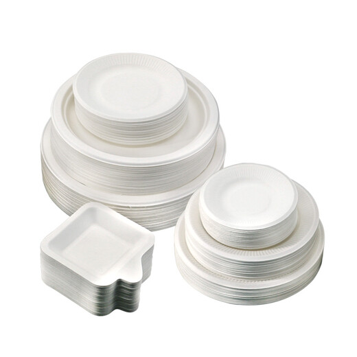 Changyin disposable paper plates wholesale handmade painting plates 50-inch paper plates barbecue paper plates 5 inches (about 13cm)