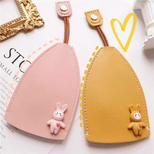 Bag Key de automóvil Creative Pull -Pull Lindo almacenamiento de gran capacidad para mujeres Volkswagen Mercedes -Benz Universal Mini Mobile Phull Pull Pull Key Bag - Amarillo - Lucky Cat - 1 pieza