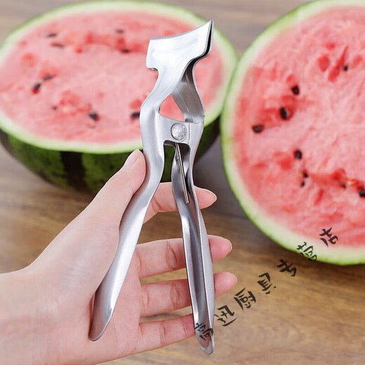 Beijingjie stainless steel melon opener artifact to open watermelon opener cut watermelon fruit shop cut into pieces break watermelon segmentation special tool 1 melon opener