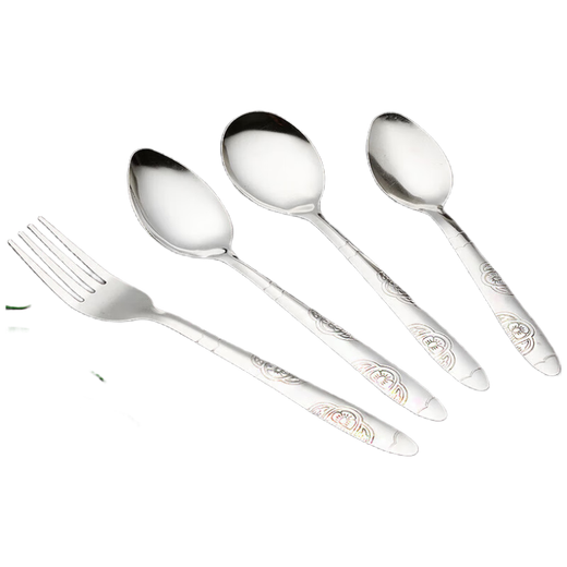 Shanyufu stainless steel spoon long handle thickened round bottom anti-scalding household spoon spoon high temperature resistant spoon limited time special offer