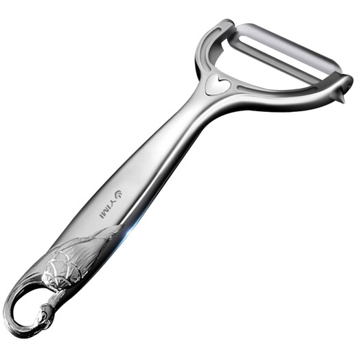 Yimi(e) German stainless steel peeling knife for kitchen, special potato and fruit peeling knife, multi-functional peeling knife, new swan peeler, flat mouth type 1 piece