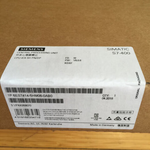 6ES7416-2FP07-0AB0 Siemens CPU 416F-2 controller module