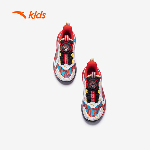 ANTA children's sports shoes for boys 26 spring wear-resistant practical knob tornado LIGHT basketball shoes A12619905