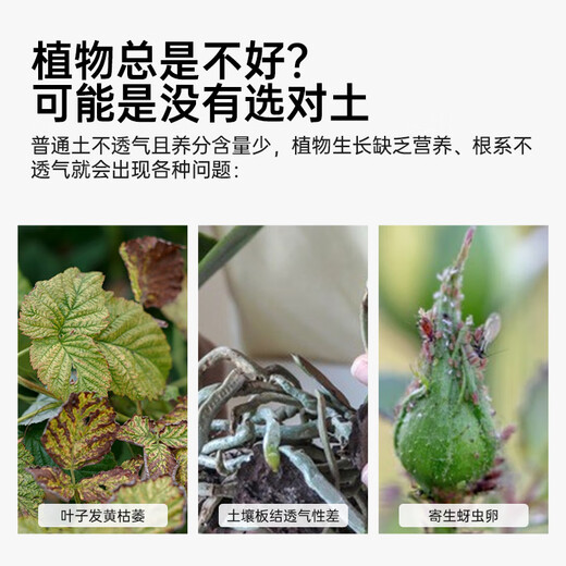 Worthlin universal nutrient soil flower soil large bag organic vegetable and flower cultivation soil green radish peat soil 10Jin Jin is equal to 0.5kg refined nutrient soil