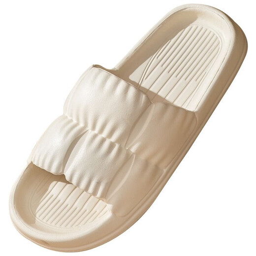 Des pantoufles pour les femmes portant de la merde en été, un couple de sandales d'été épaisses à la maison pour hommes dans les toilettes et la baignade à domicile. Pétals jaunes 37-38 Taille de la chaussure 38-39 Suggestions 37-38 pieds