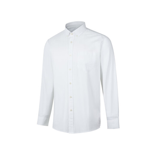 Made in Tokyo, pure cotton Oxford casual shirt, men's long-sleeved shirt jacket, autumn and winter men, white 42