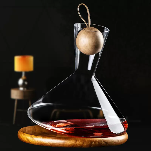 Yusenyi Red Wine Decanter Fast Crystal Glass Home Luxury Creative European Tumbler Wine Divider Colorful Style Decanter - 6 Burgundy Red Wine Glasses 6ml