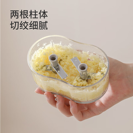 Wanzhuang New Kitchen Garlic Artifact Hand Push Garlic Cutter Garlic Pounder Hand Push Garlic Cutter