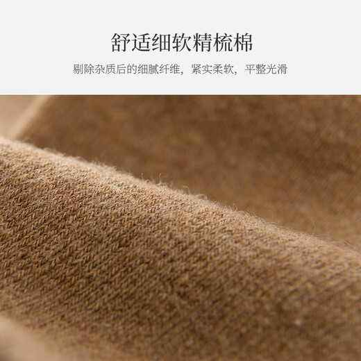 Shi Socks Calf Socks Women's Long-Tube Autumn and Winter Knee-High Cotton Socks Thickened and Warm Black Tall Terry Socks Solid Color Solid Color Terry Calf Socks 33cm Camel 1 Pair One Size