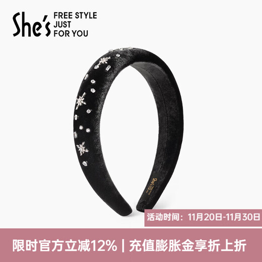 She s Akiko Barbie Overture Original Elegant Velvet Headband Pressed Hair Headband High Skull Top Hair Accessory Headband Birthday Gift Ink Velvet G0