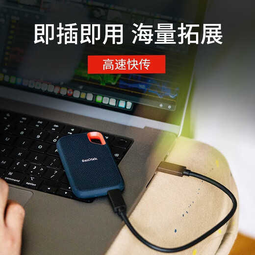 闪迪（SanDisk） E61 至尊超极速 PSSD Nvme固态移动硬盘Type-c USB3.2 E61 4T【读取1050M/秒】