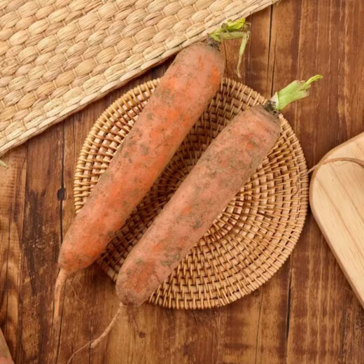 Dongdong Maicai, freshly dug carrots from the origin, high-quality small fruit hot pot ingredients JD.com, Henan fresh carrots 2Jin Jin is equal to 0.5kg, net weight (1.9Jin Jin is equal to 0.5kg)