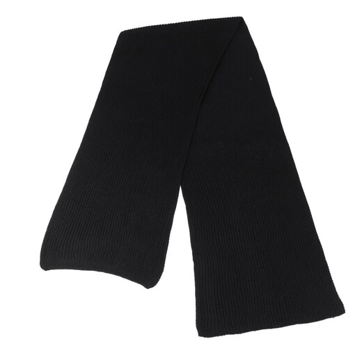 Scarf men's winter high-end solid color warm men's wool knitted scarf winter women's neck scarf hot sale in stock black 160-180cm