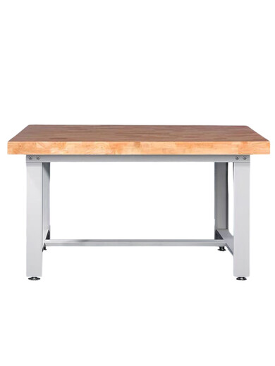 Heavy-duty beech workbench, fitter's bench, factory, auto repair assembly table, operating table, workshop wooden mold table manufacturer, one bucket and one door on the right 1200*750*800mm