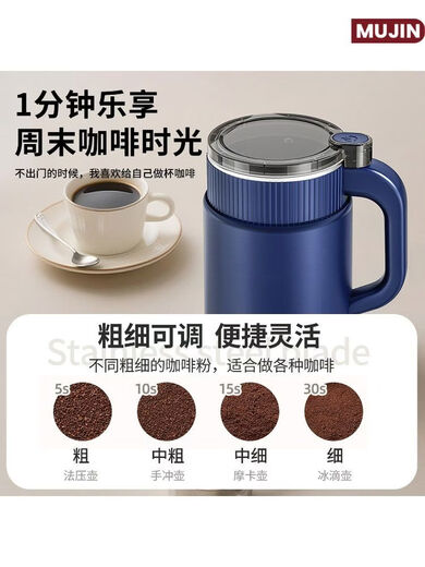 Pick up cat Japanese MUJIN household grinding machine small Chinese medicine crushing grains ultra-fine grinder wall-breaking grinder ProMax3C++500ml++ one machine multi-purpose + stainless steel