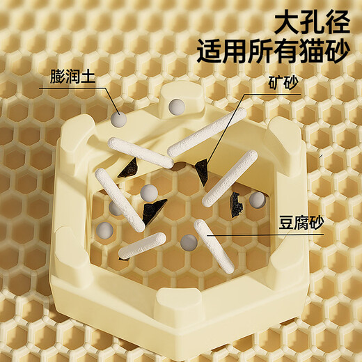 HELLOJOY超大号猫砂盆垫防溅防带出加厚双层滤砂控砂垫耐磨耐抓EVA防滑垫