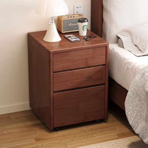 Kao nordique en bois massif armoire à coffre simple ménage petite chambre de rangement de chambre à coucher armoire 678 # couleur en bois réel