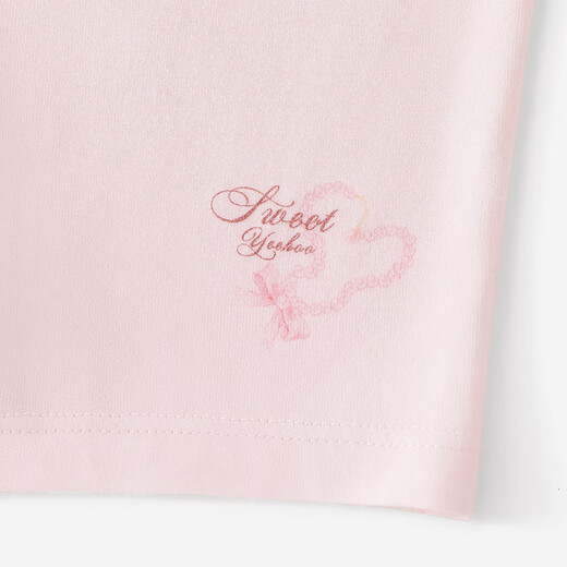 YEEHOO shopping mall same style children's boxer briefs, medium and large children's boxer briefs for boys and girls, teenagers, light pollen 100 cm