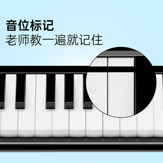 Terence (Terence) 37-key harmonica for children, beginners, elementary school students, teachers, pink, 32 keys