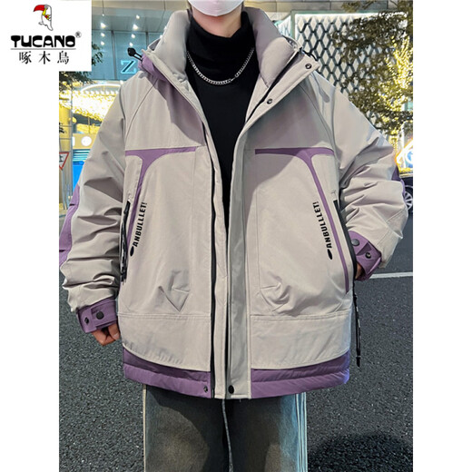 Зимний пуховик Woodpecker 13, молодежный пуховик 12, красивые мальчики, ученики младших классов средней школы, толстые дети, утолщенный пуховик из белой утки 2688, черный, утолщенный, 90 % белого утиного пуха. Гарантированное качество M. Рекомендация: от 80 до 100 Джин Джин равен примерно 0,5 кг