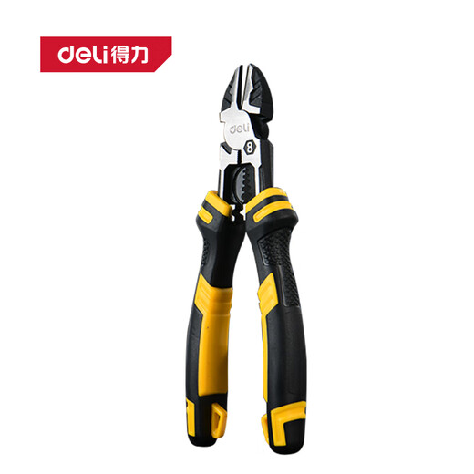 Deli (deli) German multifunctional wire cutter diagonal nose pliers industrial grade labor-saving wire stripping and crimping diagonal nose pliers 9 inches