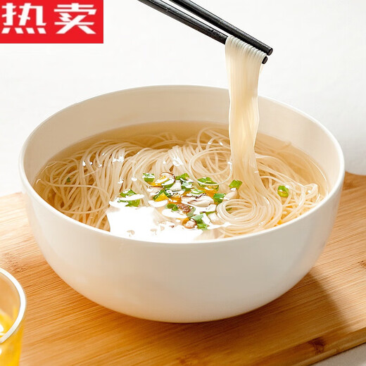 Tuojin Jingdezhen ceramic pure white bone china instant noodle bowl home creative simple tableware noodle bowl large bowl soup bowl large 6-inch Jinde noodle bowl