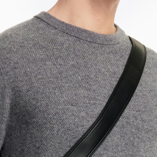 Jiumuwang Shopping Mall Same Style Men's Sweater Men's Spring and Winter Commuting Warm Men's Undershirt Slim Version+Medium Gray+JY1DV51127 M 170/92A(48)