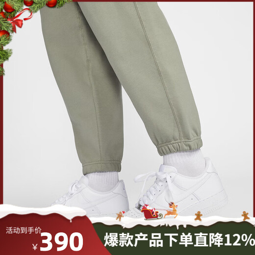 NIKE Jinlang Sports Men's Leggings Running Sports Velvet Pants DX1365-320 Picture Color L