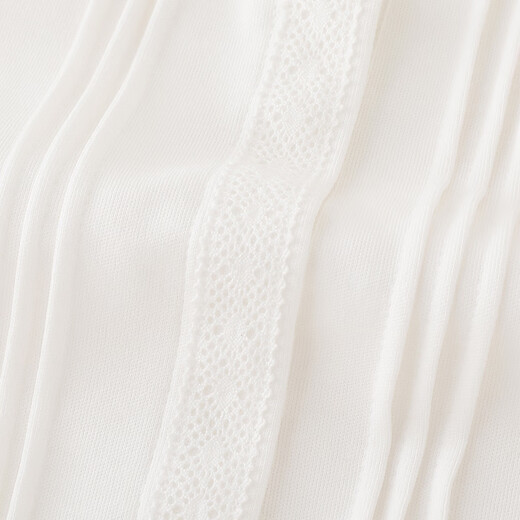 Ying's shopping mall same style children's clothing children's shirt girls doll collar shirt pure cotton top casual and versatile Yunsi white 80 cm